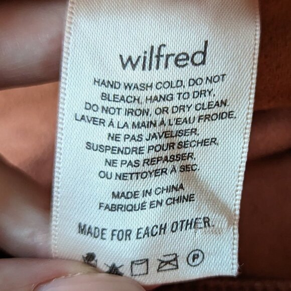 Wilfred Aritzia Tempest Brown Slim Fit Vinyl Pants - Picture 5 of 11